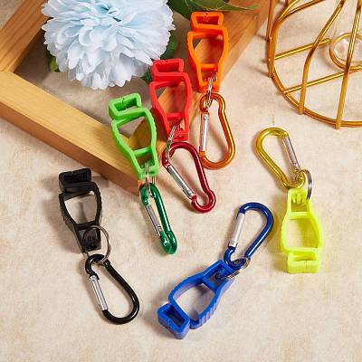 6Pcs 6 Colors Plastic Glove Grabber Clip FIND-SZ0001-30-1