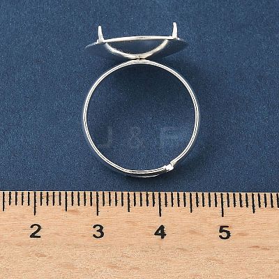 Adjustable Brass 4 Prong Ring Settings KK-K414-04B-S-1