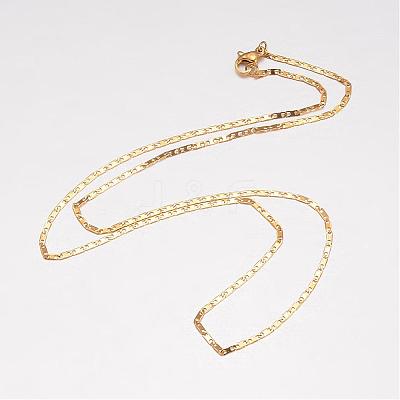 304 Stainless Steel Necklace MAK-K062-11A-G-1