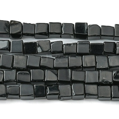 Natural Black Onyx Beads Strands G-D067-G01-1