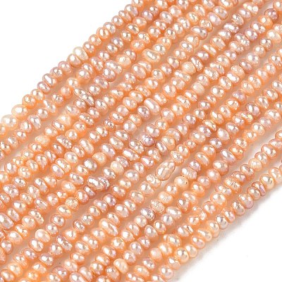 Natural Cultured Freshwater Pearl Beads Strands PEAR-C004-20D-1