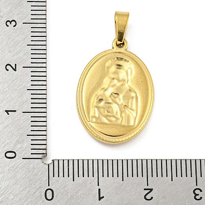 Ion Plating(IP) 304 Stainless Steel Pendants STAS-B071-02I-17G-1