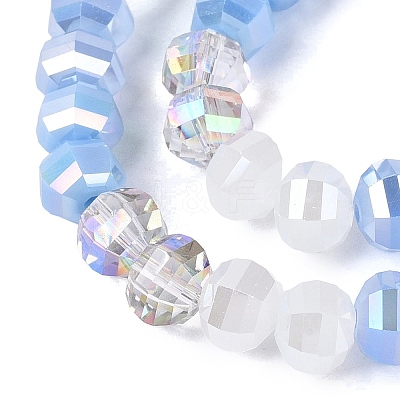 Electroplate Mixed Styles Glass Beads Strands EGLA-N022-14A-A09-1