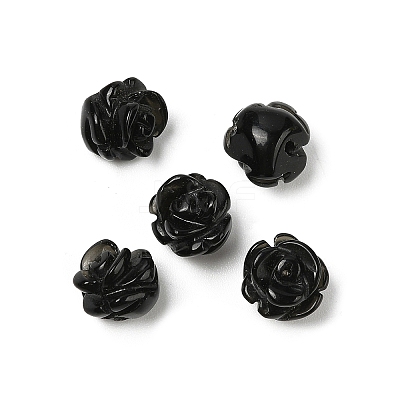 Natural Obsidian Beads G-O156-A-24-1