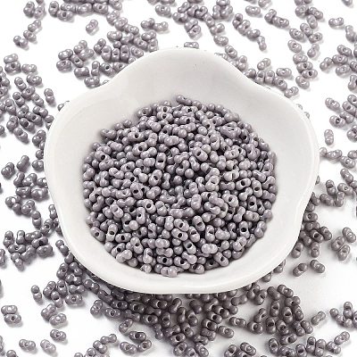 Baking Paint Glass Seed Beads SEED-A033-05C-1