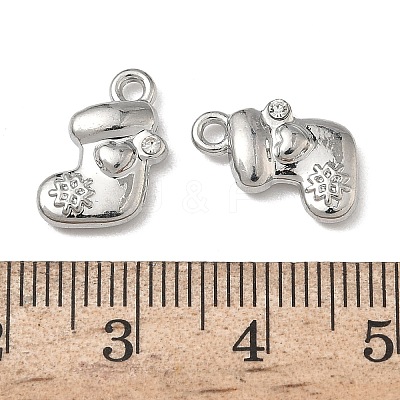 Christmas Alloy Crystal Rhinestone Pendants FIND-L026-01I-P-1