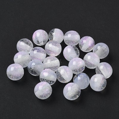 Two Tone Resin Beads LS-RESI-Q025-02B-C-1