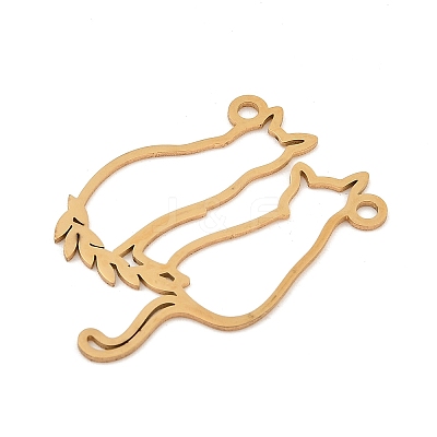 201 Stainless Steel Pendants STAS-Z109-09G-1