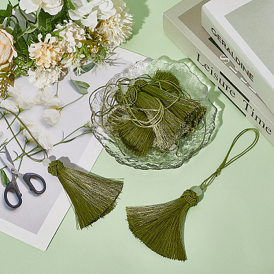 Polyester Tassel Pendants FIND-WH20031-12B-1