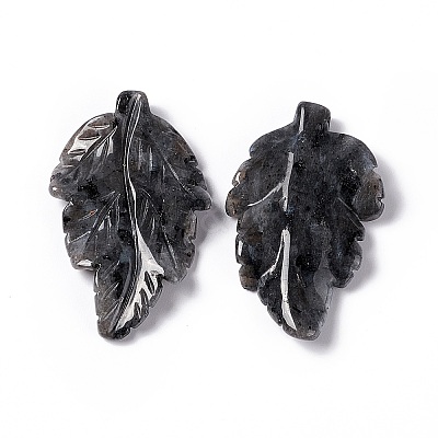 Natural Larvikite Pendants G-I336-01-16-1
