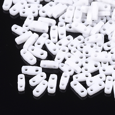 2-Hole Opaque Glass Seed Beads SEED-S023-04C-1