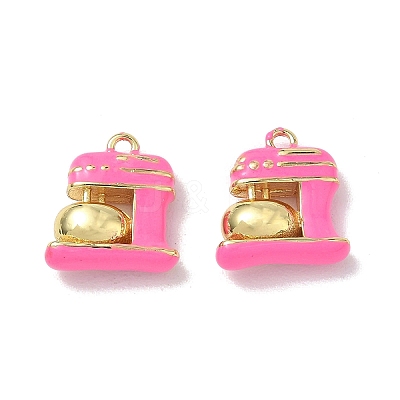Brass Enamel Pendants LS-KK-A300-05G-1
