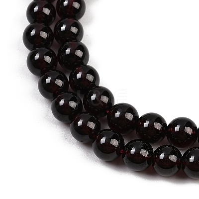 Mozambique Import Natural Grade AAAA Garnet Round Beads Strands G-E300-AAAA-8mm-1