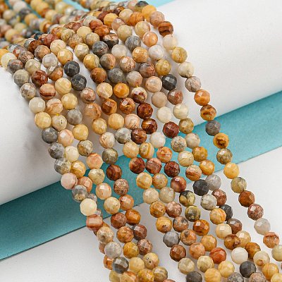 Natural Crazy Lace Agate Beads Strands G-A129-3mm-17-1