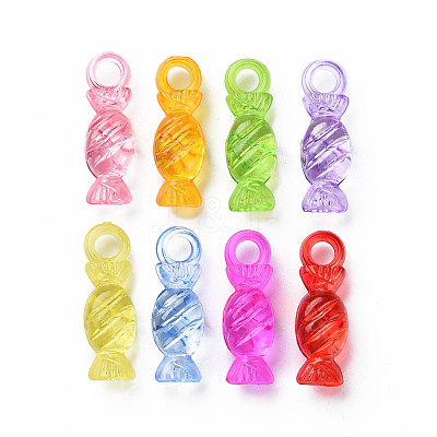 Transparent Acrylic Pendants MACR-N013-045-A01-1