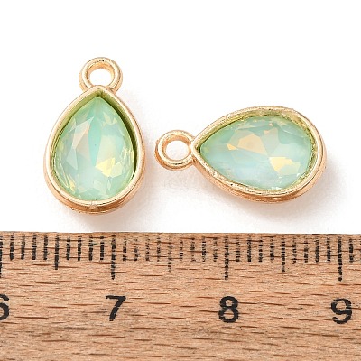 Alloy Glass Pendants GL-CBA7A25-01B-1