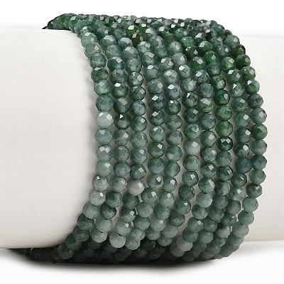 Gradient Color Natural Jadeite Beads Strands G-B175-D17-2mm-1