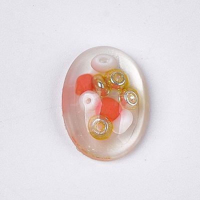 Transparent Resin Cabochons CRES-T014-10A-1