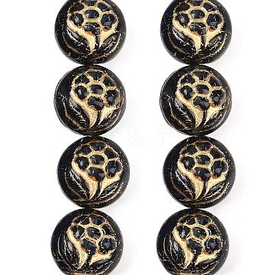 Czech Pressed Glass Beads GLAA-I061-50-1
