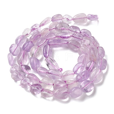 Natural Lavender Amethyst Beads Strands G-C268-A03-6x8mm-1