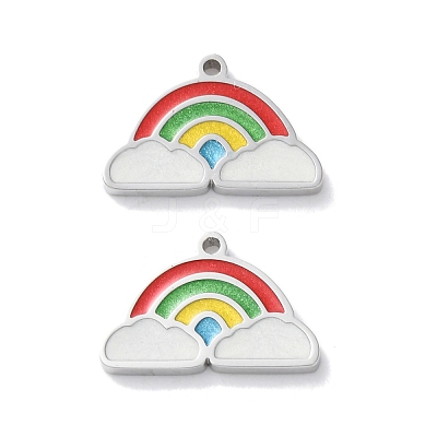 304 Stainless Steel Charms STAS-M102-01F-P-1
