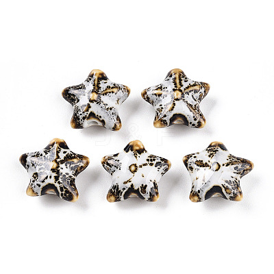 Handmade Porcelain Beads PORC-N008-09G-1