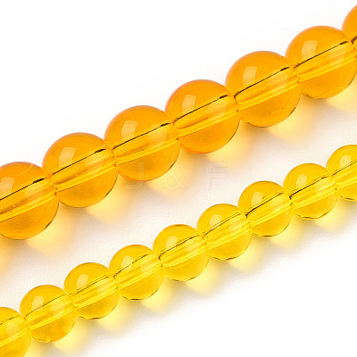 Transparent Glass Beads Strands GLAA-T032-T4mm-11-1