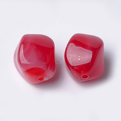Acrylic Beads OACR-T007-08N-1