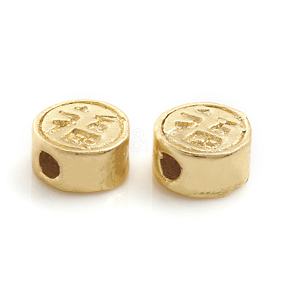 Matte Style Brass Beads X-KK-L155-16MG-1