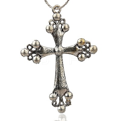 Alloy Rhinestone Big Pendants RB-J112-37AS-1