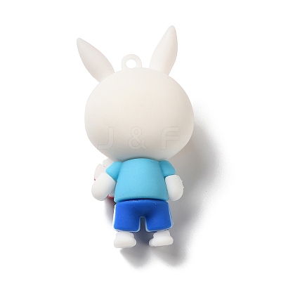 PVC Plastic Cartoon Big Pendants X-PVC-Q095-04B-1