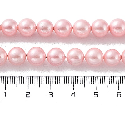 Shell Pearl Bead Strands X-BSHE-L025-06-8mm-1