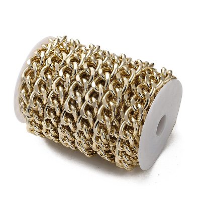Oxidation Aluminum Diamond Cut Faceted Curb Chains CHA-H001-01KCG-1