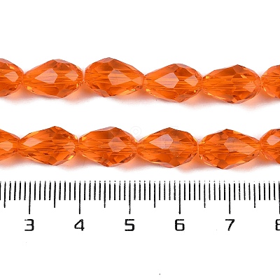 Transparent Glass Beads Strands EGLA-N013-T6mm-D09-1