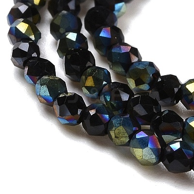 Electroplate Glass Beads Strands LS-GLAA-H021-01A-HP09-1