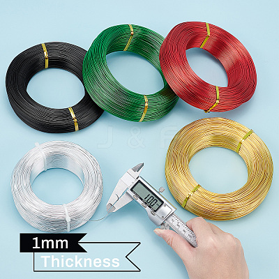 Round Anodized Aluminum Wire AW-BC0007-1.0mm-03-1