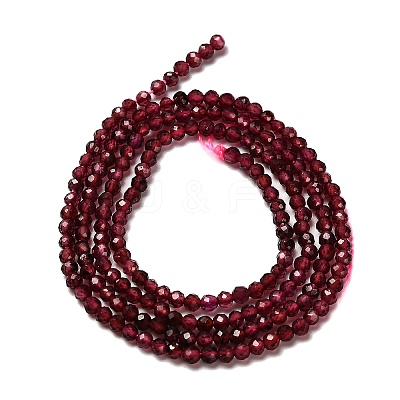 Natural Garnet Beads Strands G-RM2025-18-2mm-1