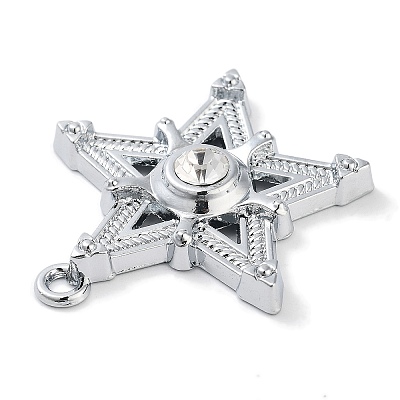 Alloy Rhinestone Pendants ALRI-S001-16P-02-1