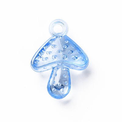 Autumn Theme Transparent Acrylic Pendants MACR-N013-027-1