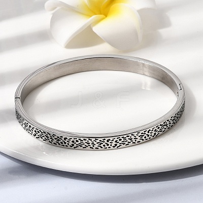 304 Stainless Steel Hinged Bangles BJEW-D408-21P-1