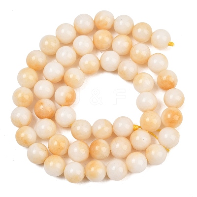 Dyed Natural White Jade Beads Strands GG-CBAD029-A01-8mm-1