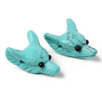 Synthetic Turquoise Pendants G-R478-06A-09-1