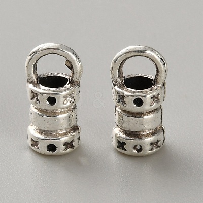 Tibetan Style Alloy Cord Ends FIND-WH20023-031AS-08-1