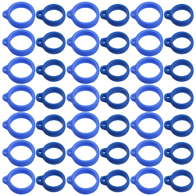 60Pcs 2 Style Silicone Pendant SIL-GF0001-43F-1