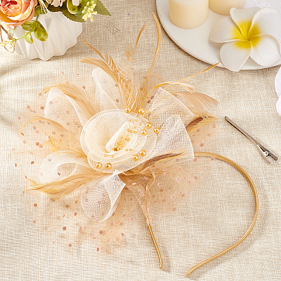 Mesh Veil Hair Bands MRMJ-WH0099-01-1