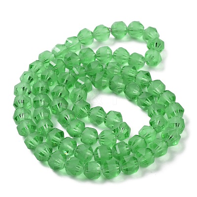 Electroplate Transparent Glass Beads Strands EGLA-I018-FA05-1
