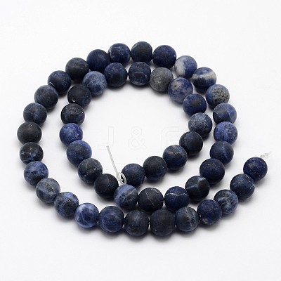 Natural Sodalite Beads Strands G-D682-4mm-1
