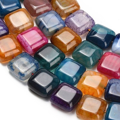 Natural Dragon Veins Agate Beads Strands GG-L001-K01-01F-1