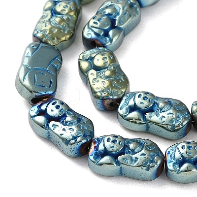 Electroplated Synthetic Non-magnetic Hematite Beads Strands G-F767-03C-1