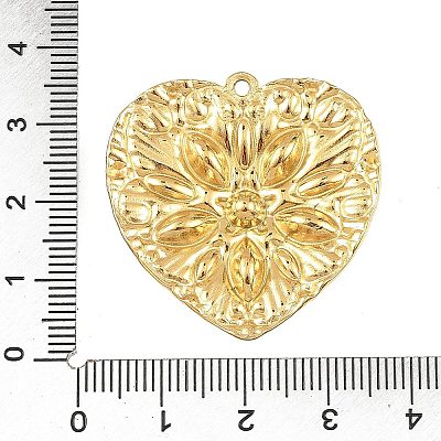 304 Stainless Steel with Rhinestone Pendants STAS-Z186-10G-1